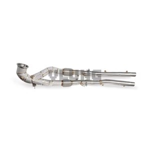 ท่อไอเสียสำหรับรถ <span class=keywords><strong>Audi</strong></span> <span class=keywords><strong>RS</strong></span> Q3 F3 2.5T 2020-2026 T304ท่อระบายการไหลของอากาศสูงทำจากสเตนเลสสตีลพร้อมท่อด้านหน้า - Product Image 6