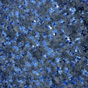 Tessuto Invernale all'Ingrosso <span class=keywords><strong>in</strong></span> Poliestere con Perline Ricamate Tessuto Peloso Lungo <span class=keywords><strong>in</strong></span> Velluto con Piume e Paillettes Ricamate - Product Image 3