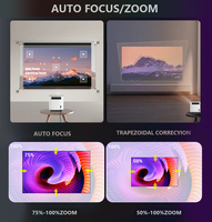 Mini Proyector USB de Alcance Ultracorto, Táctil, Pico TD 97 Spin, 350 Lúmenes, 4K, HY300, Android Smart, Bluetooth, Wi-Fi, para Exteriores