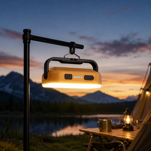 Lámpara Solar LED para Camping y Pesca, Batería de Larga Duración, Resistente al Agua IP44, Certificación CE, Luz Blanca Cálida de 3500K, Ajustable - Product Image 4