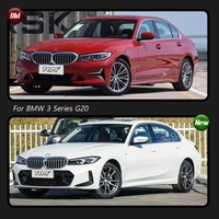 Kit carrosserie pour BMW Série 3 G20, mise à niveau vers le modèle 2023 G20 M-Tech, pare-chocs avant et arrière pour feux automatiques