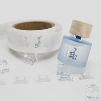 Etiquetas Adhesivas Transparentes de Vinilo para Impresión CMYK, Rollo de Etiquetas para Envases de Cosméticos, Impresora Personalizada para Productos Cosméticos