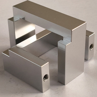 Bloque de Soporte Industrial de Aleación de Aluminio Mecanizado con Precisión CNC, Herrajes de Montaje, Suministro Personalizado OEM ODM