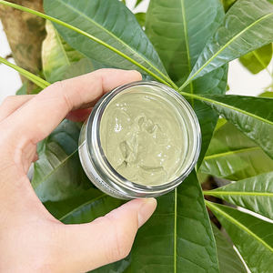 Masque d'<span class=keywords><strong>argile</strong></span> nettoyant en profondeur à l'armoise, formule naturelle, pour minimiser les pores, réduire l'acné et lisser le visage – Traitement facial personnalisé OEM - Product Image 4