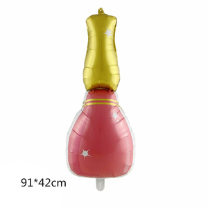 Fournisseur de ballons en feuille d'aluminium, différents types de ballons en forme de rouge à lèvres, accessoires de décoration personnalisés pour les fêtes d'anniversaire des filles, ballons gonflables - Product Image 3
