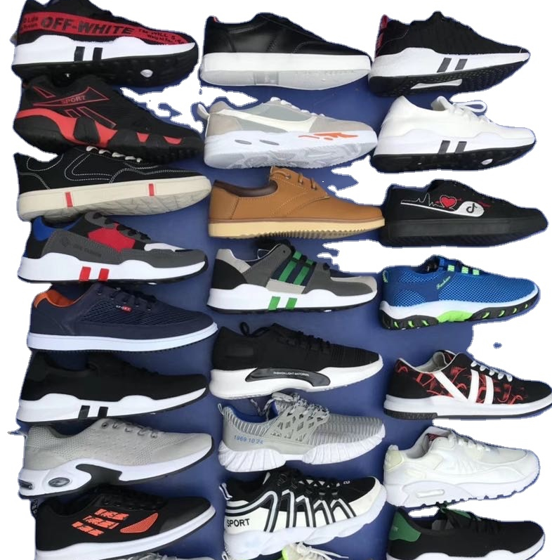 Mix design men sport shoes running shoes athletic shoes sneakers stock