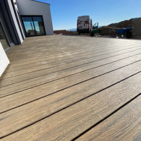 Planche de terrasse en composite WPC fabriquée à partir de PE recyclé pour piscine