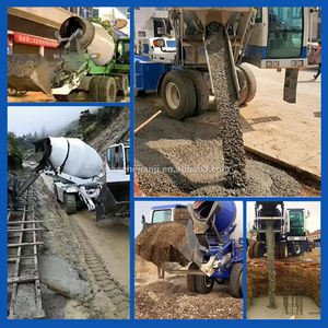 4 Kubikmeter Diesel-Betonmischer mit Pumpen trommel Hersteller bereit gestellte selbst ladende mobile Zement betonmischer - Product Image 6