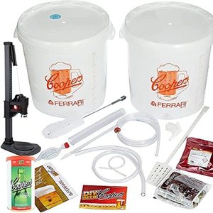 Kit de brassage de bière artisanale Coopers 20L avec malt et machine à capsuler - Product Image 1
