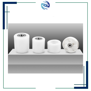 Ruote di carico in <span class=keywords><strong>Nylon</strong></span> con Jack per Pallet di diverse dimensioni disponibili ruote per carrelli elevatori coppia con cuscinetti 6204 - Product Image 6