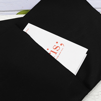Logo personnalisé imprimé enveloppe rabat coton poussière sac à main cadeau sac à poussière noir Martin coton perruque sous-vêtement emballage enveloppe sac