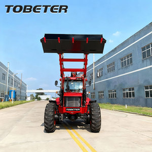 Мини-экскаватор Tobeter с фронтальными погрузчиками 4x4 для лопатки и транспортировки песка и гравия - Product Image 6