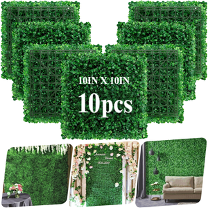 Paneles de boj <span class=keywords><strong>artificial</strong></span> de fábrica, <span class=keywords><strong>seto</strong></span> de plantas, pantalla de privacidad, césped de Milán - Product Image 1