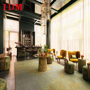 Canapés de luxe pour hall d'hôtel cinq étoiles IDM, solutions de projets personnalisables, ensemble de meubles de chambre d'hôtel <span class=keywords><strong>Raffles</strong></span> Sentosa Singapour - Product Image 3