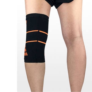 Manchons de genou en nylon sport personnalisés anti-dérapant respirant Fitness sécurité Gym Sports de plein air genouillère - Product Image 2