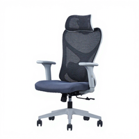 Chaise ergonomique en maille, chaise d'ordinateur, chaise de bureau à domicile, chaise de jeu pour une utilisation prolongée et des séances d'étude au bureau