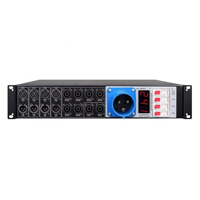 LAS4+8 Linear Array Power Sequencer Used in Public Broadcasting Sound Equipment Stage Sound Specialty