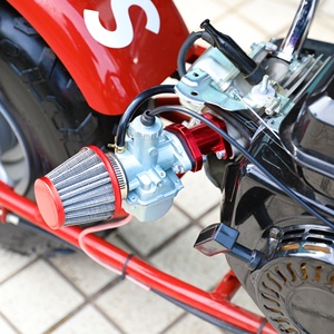 HIAORS Bộ Lọc Khí Ống Nạp Bộ Chế Hòa Khí VM22 Bộ Giảm Thanh Ống Xả Cho Xe Đạp Mini Go Kart 212cc 196cc GX160 CT200U KT196 - Product Image 5