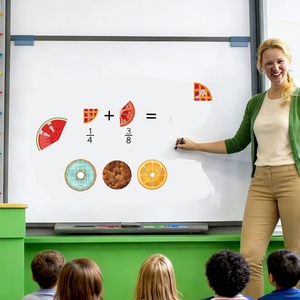Rompecabezas Magnético Educativo <span class=keywords><strong>de</strong></span> Fracciones <span class=keywords><strong>de</strong></span> Pizza Personalizado, Tarjetas <span class=keywords><strong>de</strong></span> Matemáticas <span class=keywords><strong>de</strong></span> Doble Cara, Juego <span class=keywords><strong>de</strong></span> Manipulativos <span class=keywords><strong>de</strong></span> Fracciones para <span class=keywords><strong>el</strong></span> Aprendizaje <span class=keywords><strong>de</strong></span> Matemáticas - Product Image 2