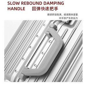 Aluminum <b>Hard</b> <b>Shell</b> <b>Suitcase</b> with Spinner Wheels TSA Lock Modern Travel Bag Unisex Carry-On Luggage - Product Image 5