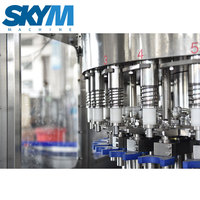 Ligne complète de production automatique de bouteilles en plastique PET d'eau minérale potable pure Machine de remplissage de bouteilles d'eau