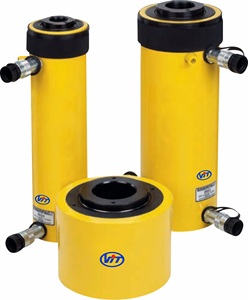 Cilindro hidráulico hueco de doble acción de alta calidad con certificación CE, modelo RRH-603, capacidad 60t, carrera 89 milímetros, reemplazo Enerp - Product Image 1