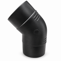 Raccords de tuyauterie en PEHD électrofusion coudés à 45 degrés 50 mm PE100 SDR7.4 PN25