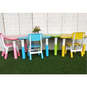 Meubles de crèche pour bébé Moetry <span class=keywords><strong>pas</strong></span> chers, table triangulaire en bois pour centre de garde d'enfants - Product Image 3