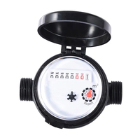 Compteur d'eau domestique en nylon plastique à jet unique de type sec DN20 3/4 pouce ISO4064 Classe B