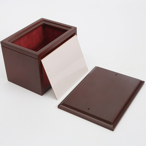 Hot bán Chất lượng cao tùy chỉnh vật nuôi tang lễ Nguồn cung cấp gỗ rắn Quan Tài coffic với khung ảnh urns cho vật nuôi - Product Image 4