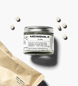 Comprimés de <span class=keywords><strong>dentifrice</strong></span> <span class=keywords><strong>à</strong></span> la menthe en marque propre, naturels, biologiques, sans fluor, comprimés de <span class=keywords><strong>dentifrice</strong></span> <span class=keywords><strong>à</strong></span> mâcher - Product Image 1