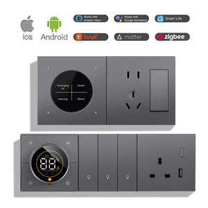 Enchufe Inteligente <span class=keywords><strong>WiFi</strong></span> con Monitoreo en Tiempo Real, Función de Cuenta Regresiva, Compartible con Familiares, Enchufe CE FCC para Reino Unido, para Apartamento u Oficina - Product Image 2