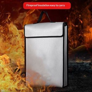 Bolsa de Almacenamiento de Archivos Ignífuga e Impermeable, Gran Capacidad, para Documentos de Seguro, Efectivo, Certificados de Propiedad, Formato A4 - Product Image 4