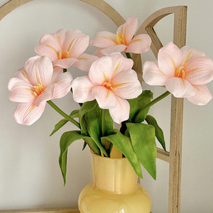 Fleurs artificielles en PU de haute qualité, simulation de tulipes marron, pour accessoires de photographie, décoration de mariage, d'hôtel et de maison, vente en gros - Product Image 4