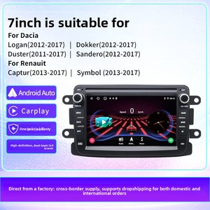 Display IPS da 7 pollici TOPSOURCE per <span class=keywords><strong>Renault</strong></span> Renodacia, sistema Android per navigazione e controllo centrale dell'auto, compatibile con cellulari. - Product Image 2