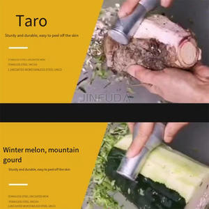 Macchina per sbucciare la noce di cocco con pelle marrone di frutta e verdura commerciale - Product Image 5