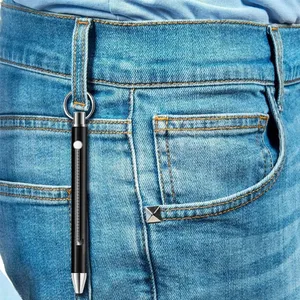 Porte-clés en titane avec cure-dents télescopiques |   Cure-dents télescopique au design intégré avec étui de protection en titane - Product Image 6