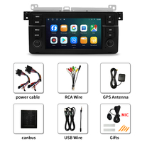 Reproductor Multimedia para Auto STWEI de 7 Pulgadas con Android AUTO y Carplay, Radio, Bluetooth, Navegación GPS para BMW Serie 3 E46, Música RDS