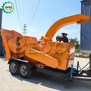 כבד להאכיל רכב עץ צ 'יפר עצים דשא קש יער קש גדול מכונת גריסה גדולה פסולת עץ - Product Image 6