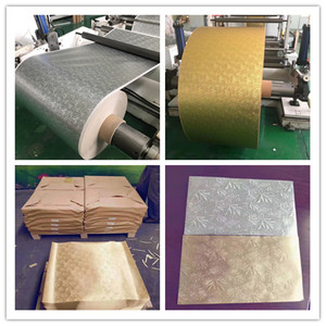 رقائق ألومنيوم ذهبية وفضية بتصميم منقوش - Product Image 6