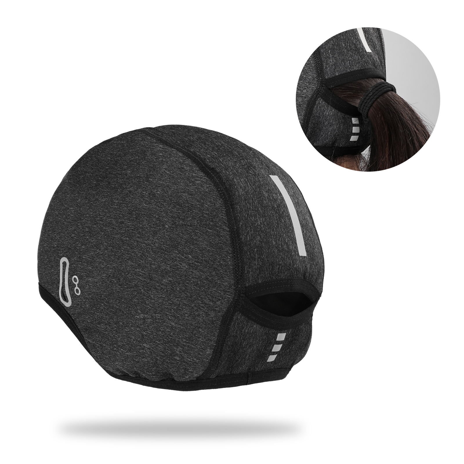 Rhinowalk Зимние Модные шапки-бини с ушами для бега, велосипедная шапка, флисовая термозащитная подкладка для шлема, шапки с ушами-Женские