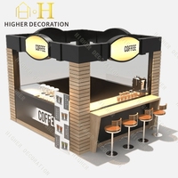 Kiosque à café, comptoirs de café, designs de cafés, stands de kiosque pour centre commercial