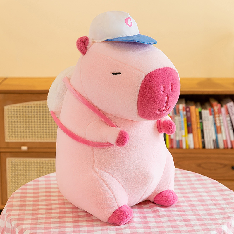Capybara (pink baseball cap)