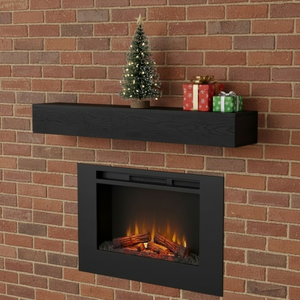 Étagère murale et flottante <span class=keywords><strong>en</strong></span> cèdre rouge occidental de 48'' avec motif <span class=keywords><strong>en</strong></span> relief pour la décoration intérieure - Product Image 6
