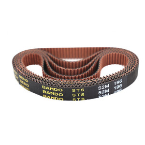 Courroie de distribution <span class=keywords><strong>BANDO</strong></span> S2M122 S2M124 S2M126 S2M128 S2M130 S2M132 S2M134 S2M138 Courroies de distribution dentées pour transmission industrielle - Product Image 1
