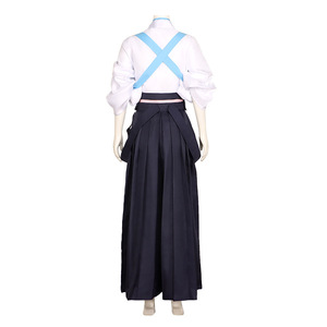 Disfraz de Cosplay de Anime para Halloween, Kimono y Uniforme de Kendo de <span class=keywords><strong>Ayaka</strong></span> Kamari, para Mujer Adulta, de Poliéster - Product Image 3