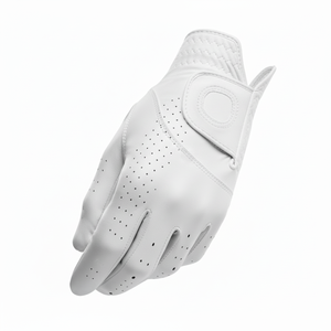 Guantes de golf para zurdos hechos a medida Premium, cuero sintético Cabretta de alta calidad, estilo de moda, logotipo personalizado, deportes - Product Image 1