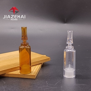 Botellas de vidrio de jeringa <span class=keywords><strong>desechables</strong></span> OEM, vacías transparentes de <span class=keywords><strong>3</strong></span> <span class=keywords><strong>ml</strong></span> para contenedores de suero, tapón de goma, cilindro de plástico - Product Image 5