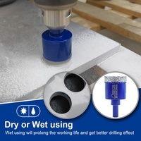 Foret diamanté triangulaire brasé sous vide de 6-68 mm pour carrelage, marbre, maçonnerie et pierre - Vente en gros