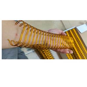 2:1 vàng 1 1/2 38 mm màu đôi Vòng Đôi dây ràng buộc dây ống chỉ cuốn sách ràng buộc 23 đôi vòng dây kim loại O - Product Image 5